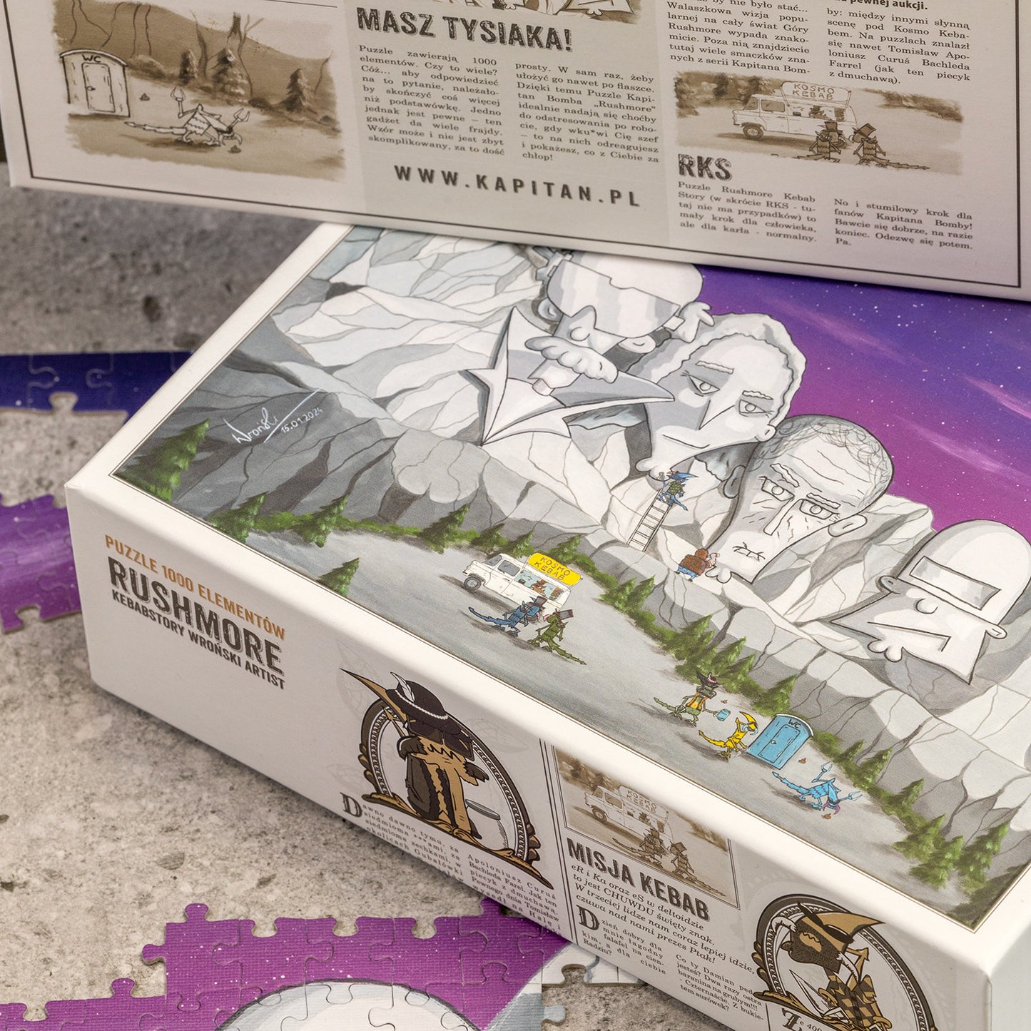 Puzzle 500/1000 elementów - Rushmore