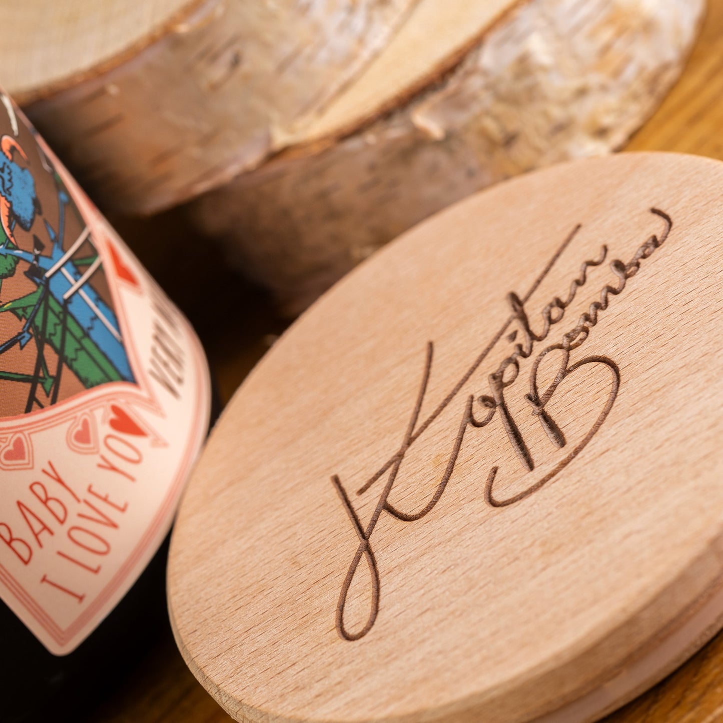 Duża świeca sojowa premium | Baby i Love You | 210 ml