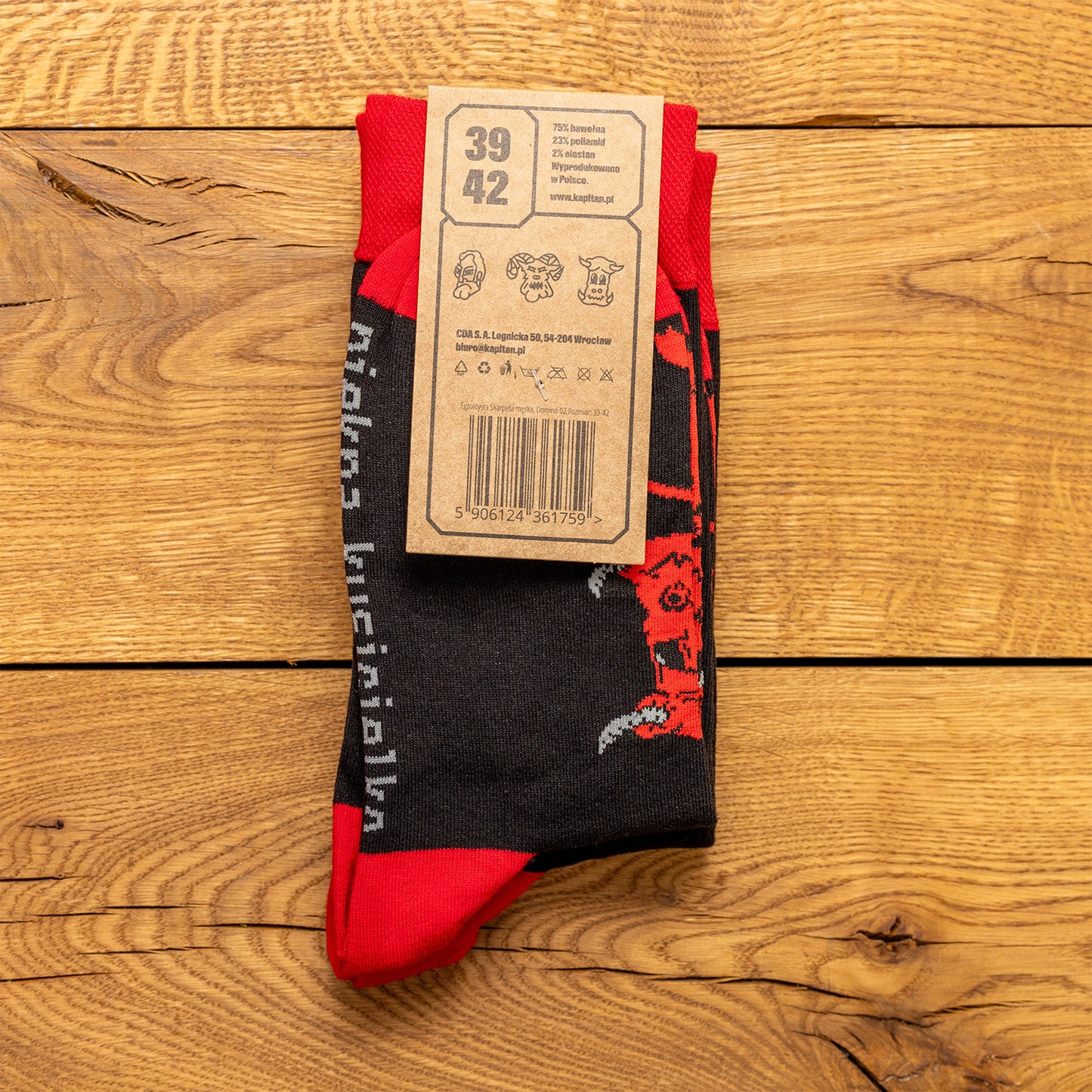 Egzorcysta - skarpetki Domino | żegnaj biedo piękna kusicielko