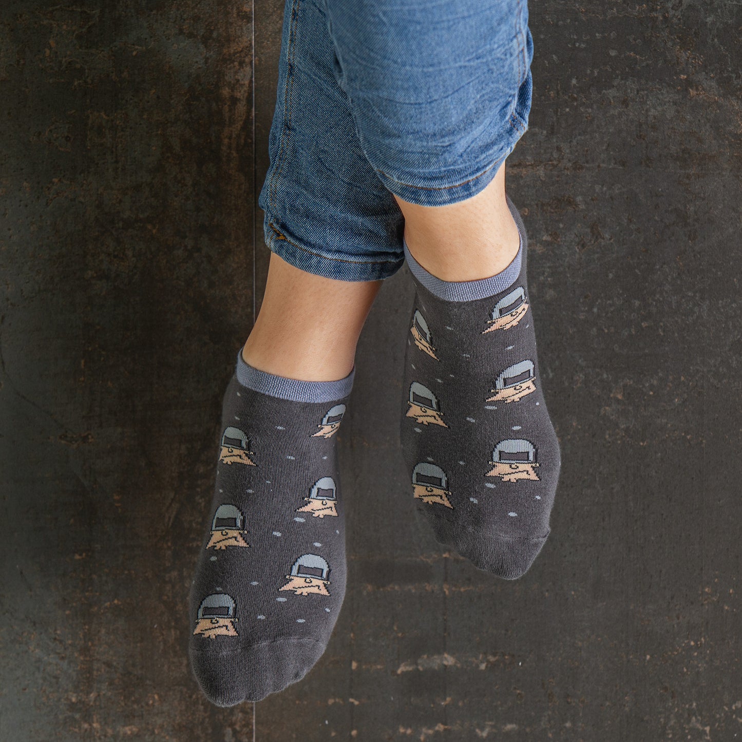 Zestaw 3 par skarpet do kostek – Ojciec Pijo, Bomba, Żółty kurvinox