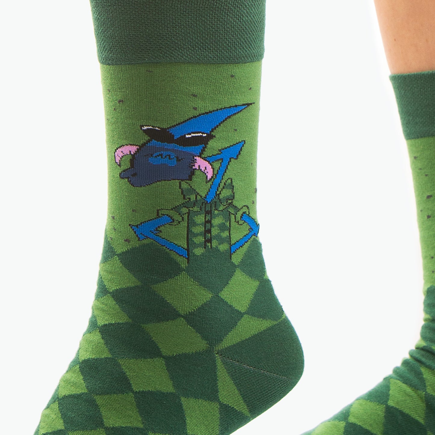 Skarpetki ciemne - Łęcina