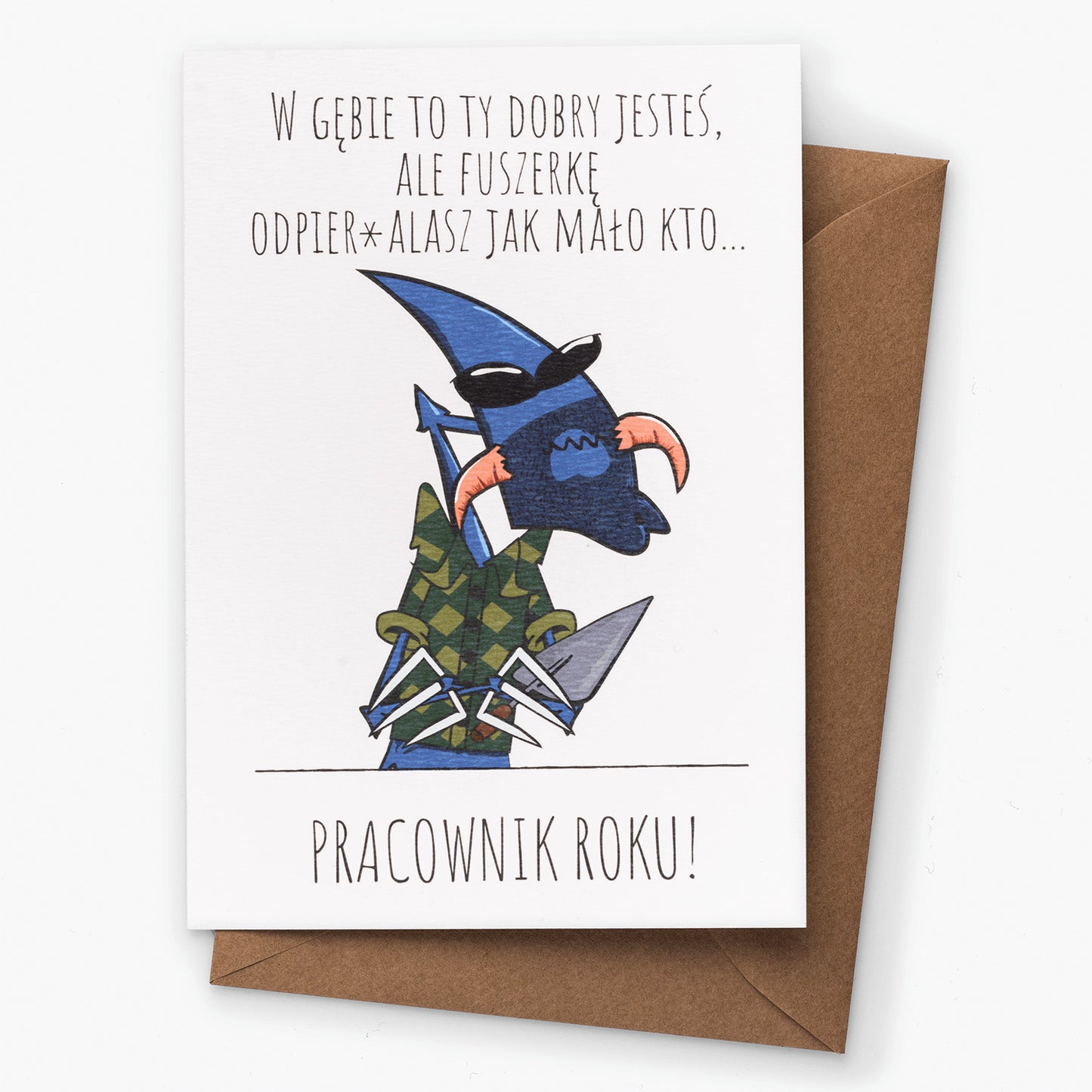 Kartki okolicznościowe | na prezent | 8 wariantów - Pracownik roku