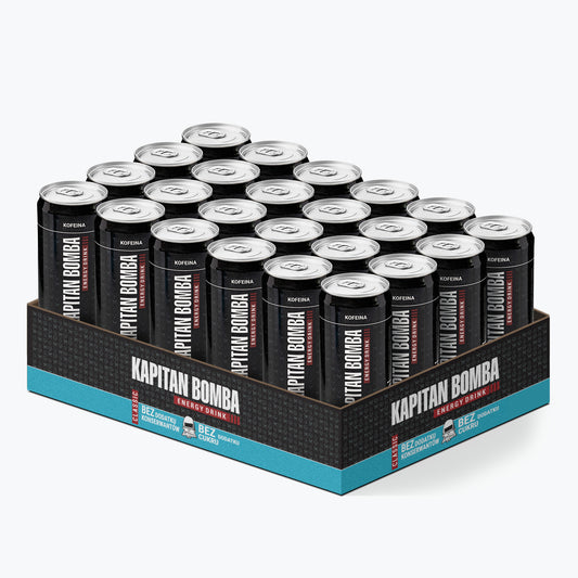 Energetyk Classic Zero Cukru | BEZ KAUCJI | 24-pak | 24 x 330 ml
