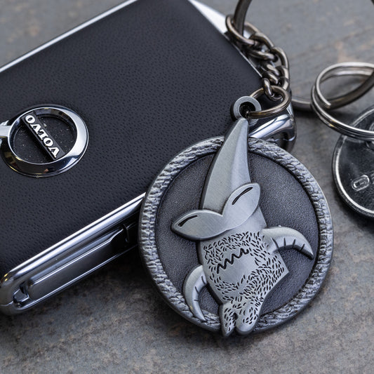 Metalowy brelok do kluczy – Łęcina