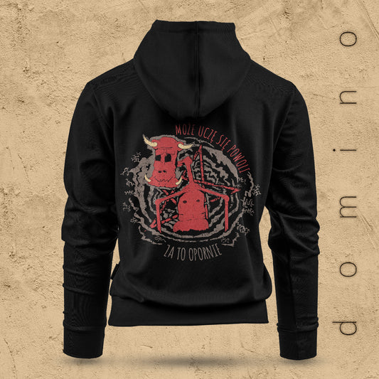 Egzorcysta - Bluza z kapturem | Domino | Uczę się powoli, za to opornie