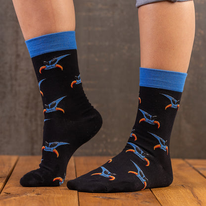 Skarpetki czarne – niebieski kurvinox