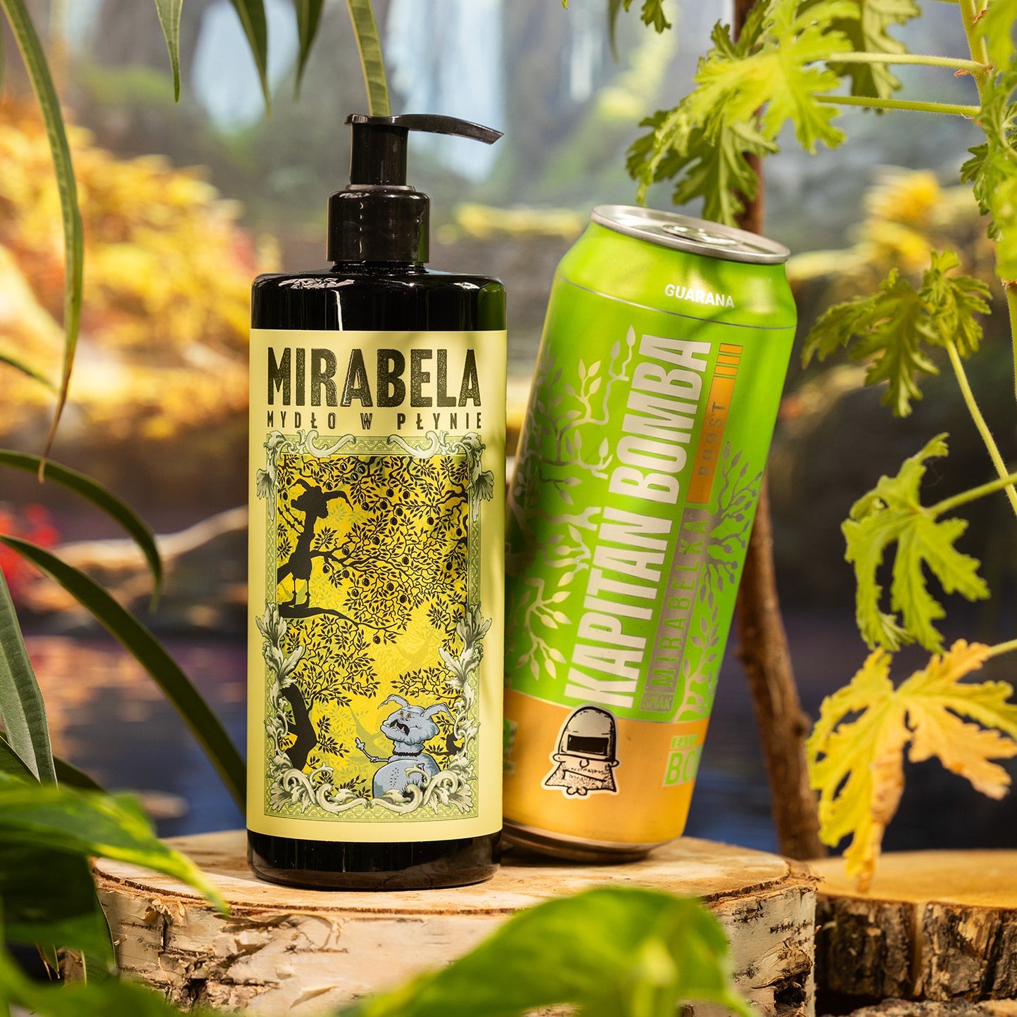 Mirabela – mydło w płynie z pompką 500 ml + Mirabelka na orzeźwienie