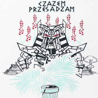 Koszulka biała | Czasem przesadzam | Faraon | Dla tych co przesadzają