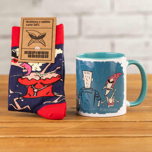 Zestaw kubek i skarpetki – W tym starym Fergusonie, wyglądałeś jak wójt