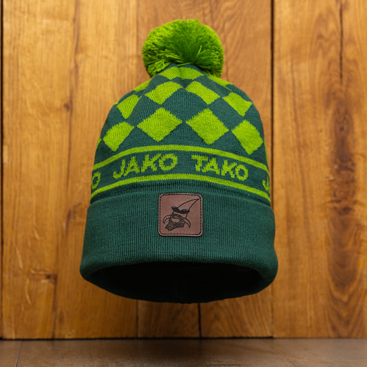 Czapka – jako tako – naszywka skórzana Łęcina
