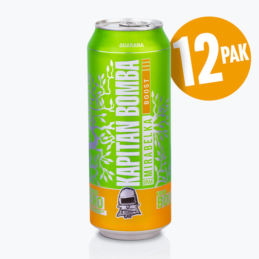 Mirabelka BOOST | BEZ KAUCJI | 12-pak | 500ml x 12 SZT.