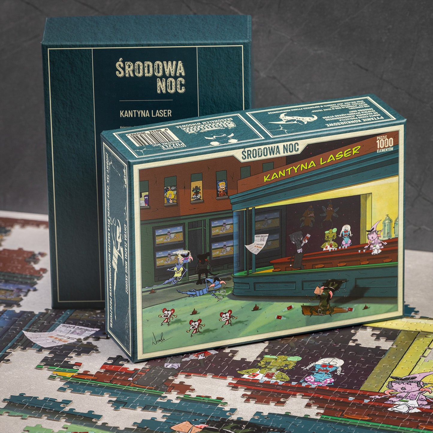 Puzzle 1000 elementów – Środowa Noc | Kantyna Laser