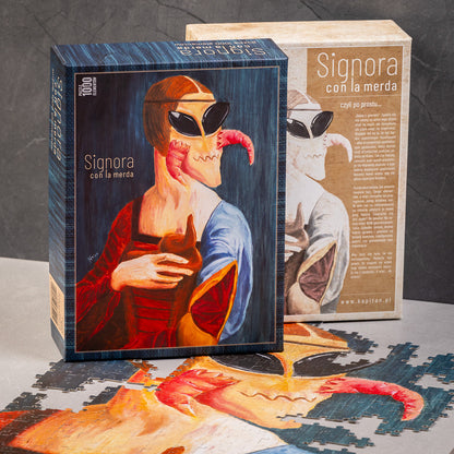 Puzzle 1000 elementów – Signora con la merda