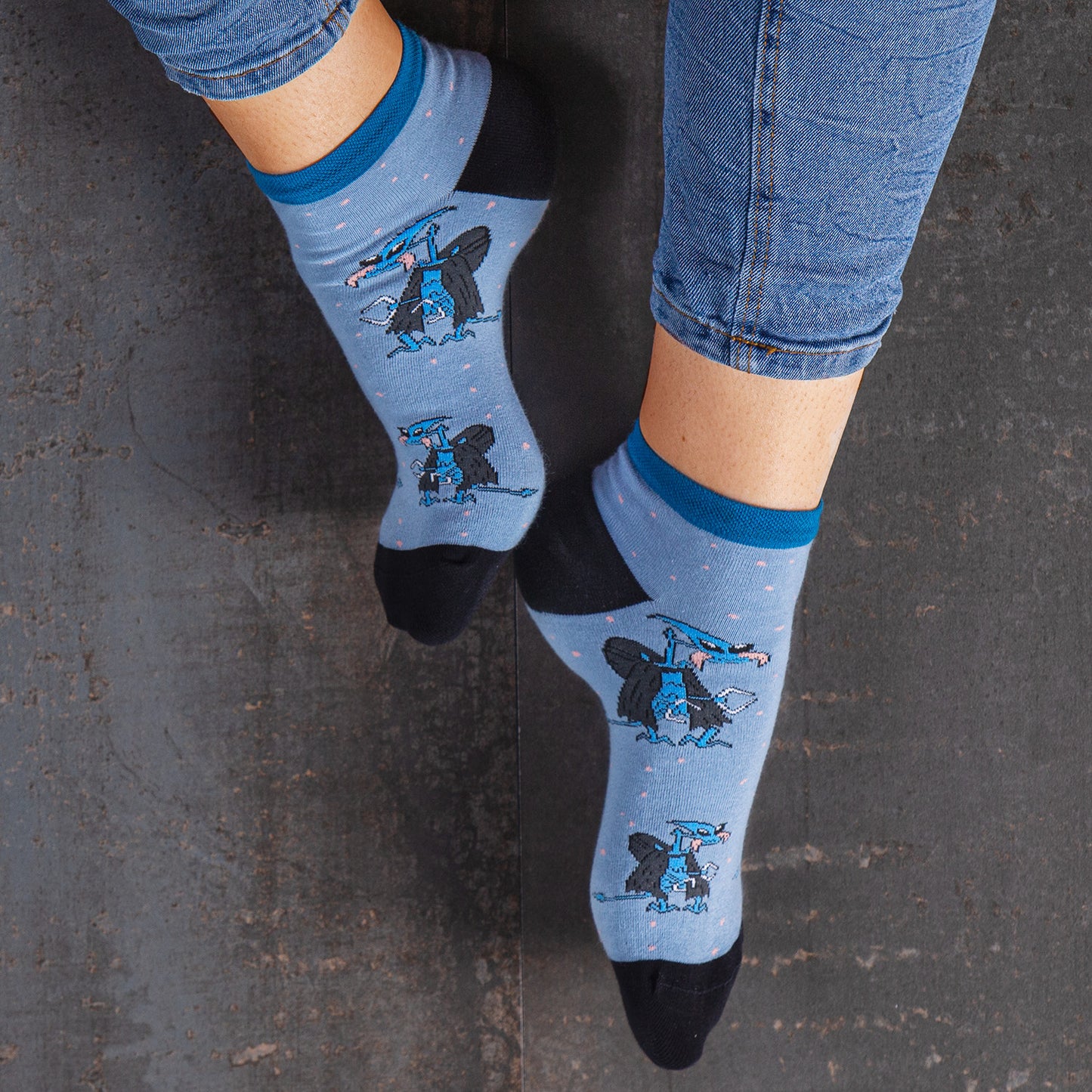 Zestaw 3 par skarpet do kostek – Jachaś, kurvinox, Głuś