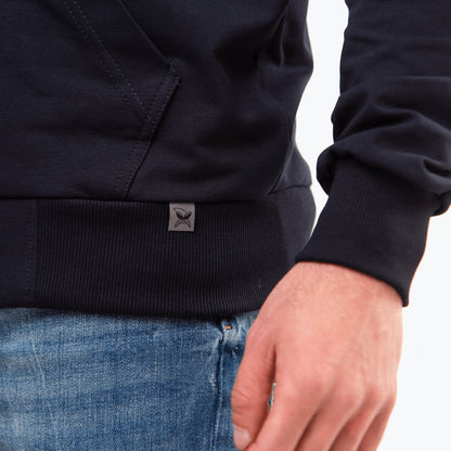Bluza rozpinana dark navy, Kurvinox żółty PREMIUM