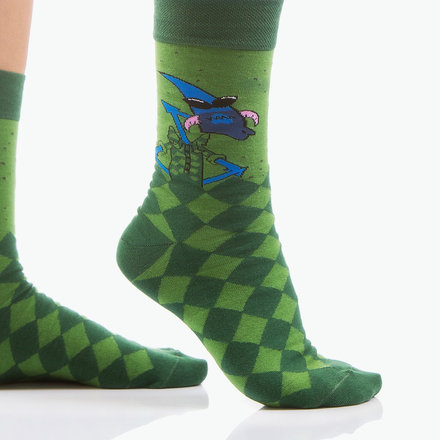 Skarpetki ciemne - Łęcina