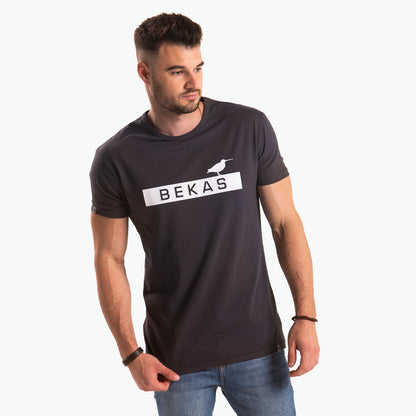 Szara koszulka męska – Bekas