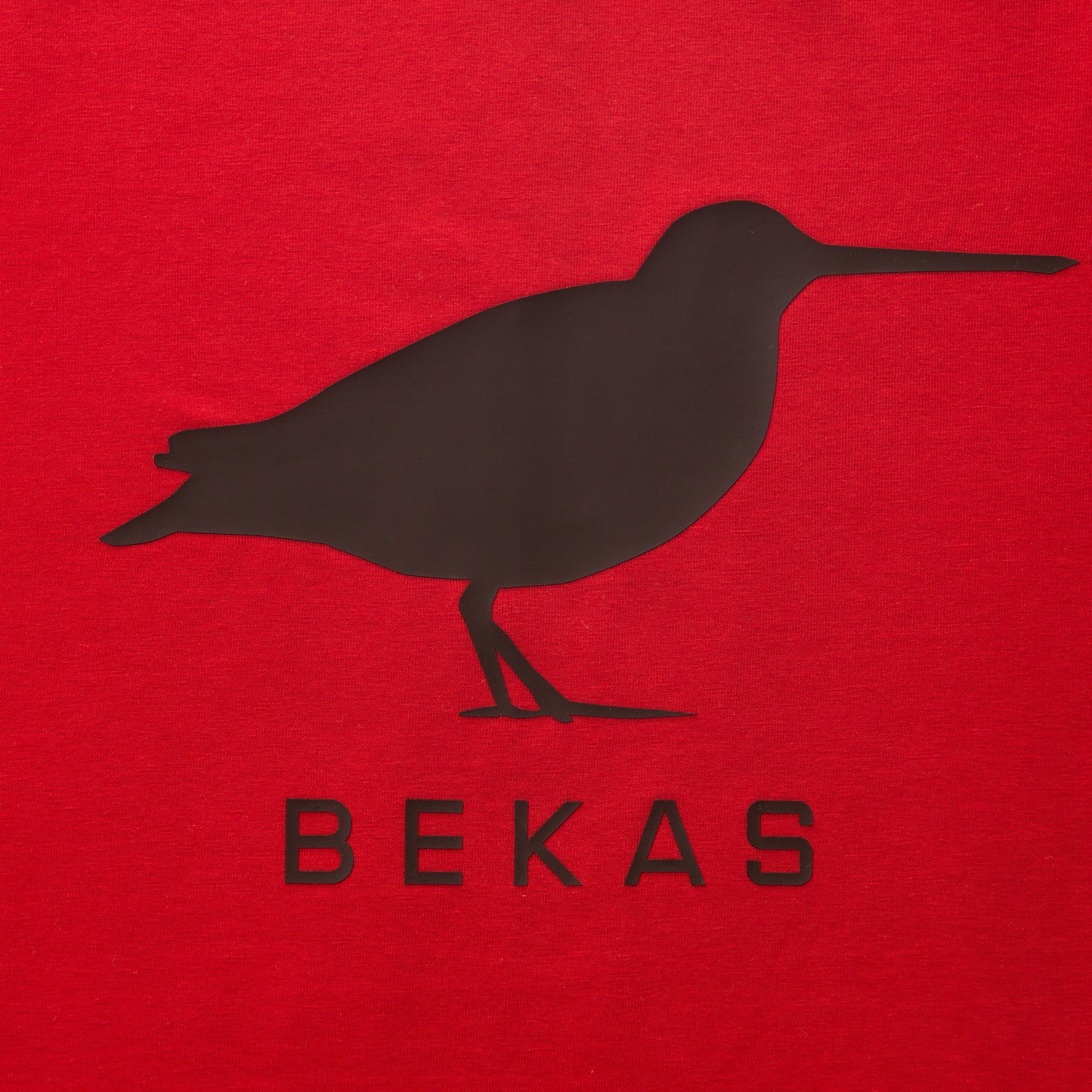 Koszulka z długim rękawem - Bekas - czerwona