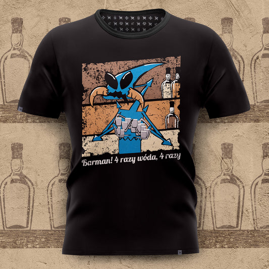 Koszulka męska – Barman! Cztery razy wóda, cztery razy