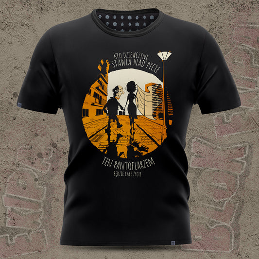 Blok Ekipa | Koszulka czarna | na kawalerski | na prezent dla kumpla