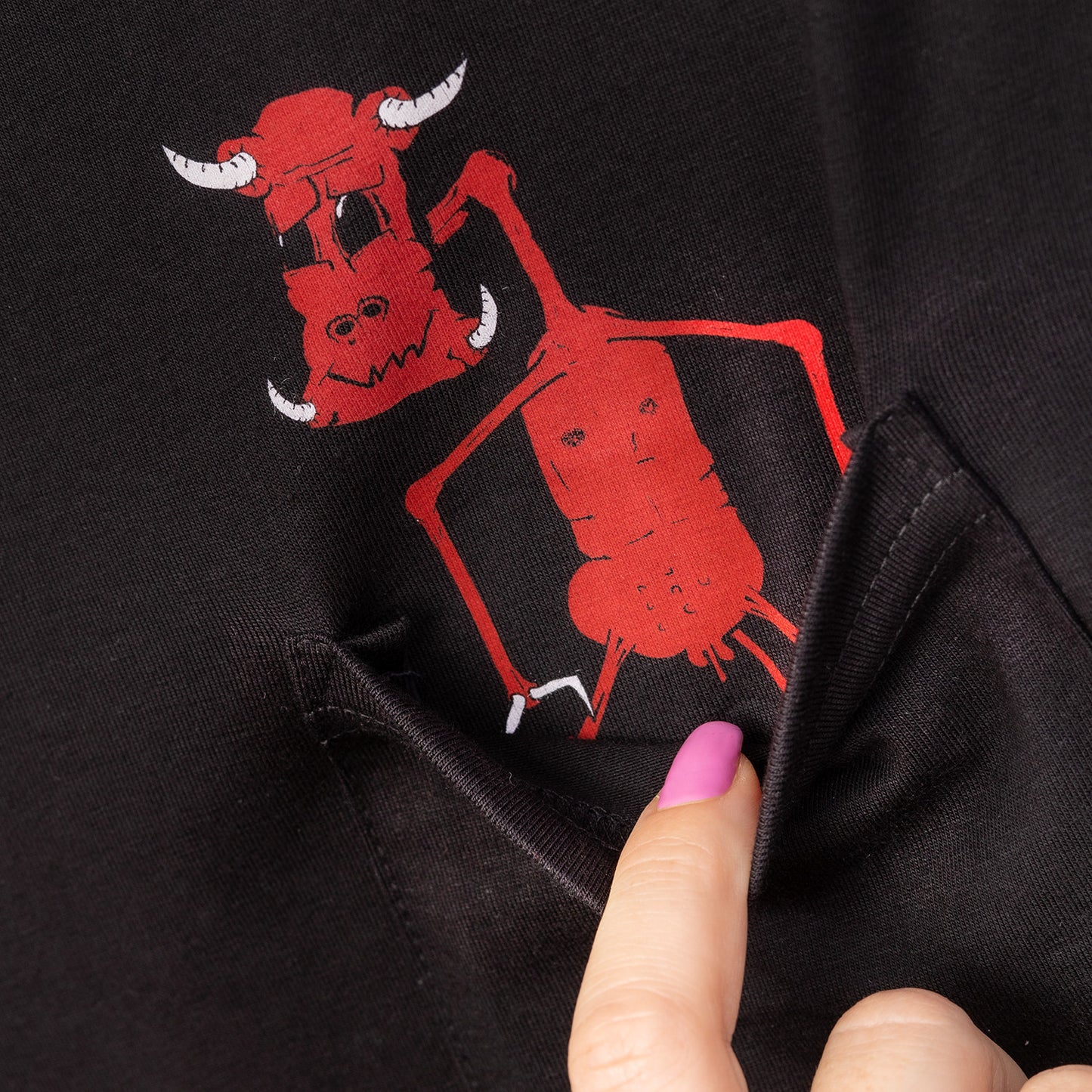 Egzorcysta - Koszulka z kieszonką – Domino