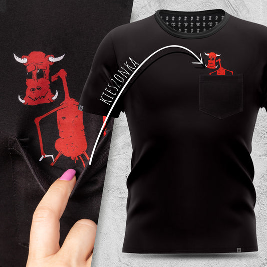 Egzorcysta - Koszulka z kieszonką – Domino