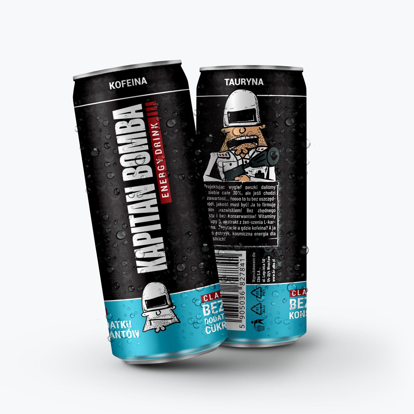 Energetyk Classic Zero Cukru | BEZ KAUCJI | 6-pak | 6 x 330 ml