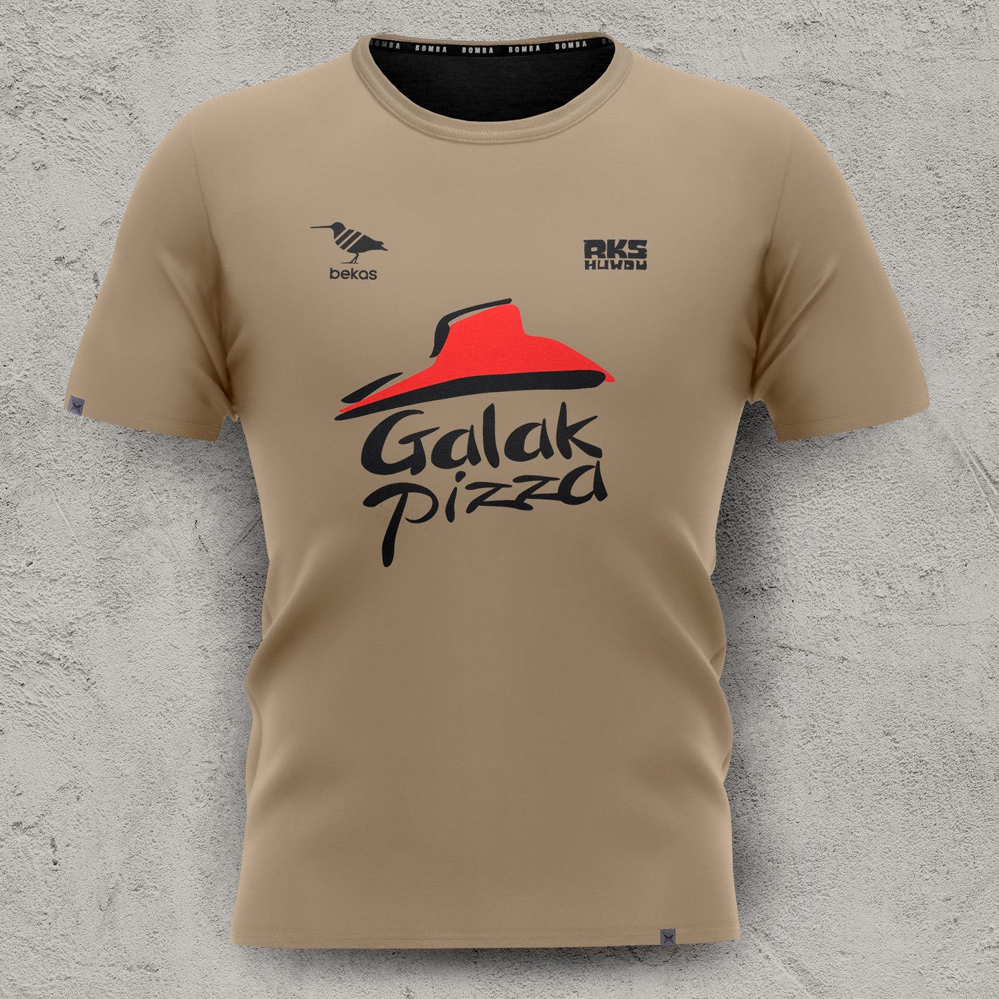 Koszulka beżowa – Galak Pizza x RKS x Bekas