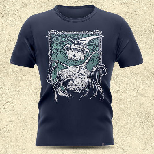 Koszulka granatowa – Jachaś na niebiańskiej... jak malowany