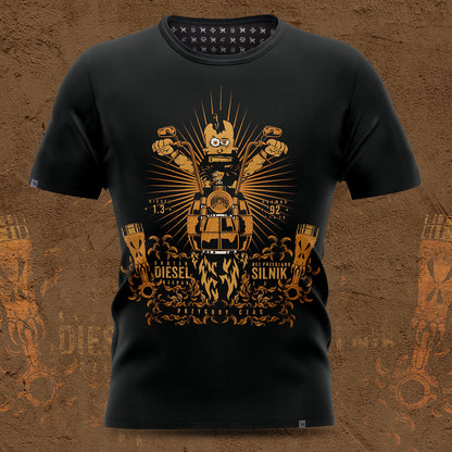 Koszulka czarna – Kapitan Bomba Diesel