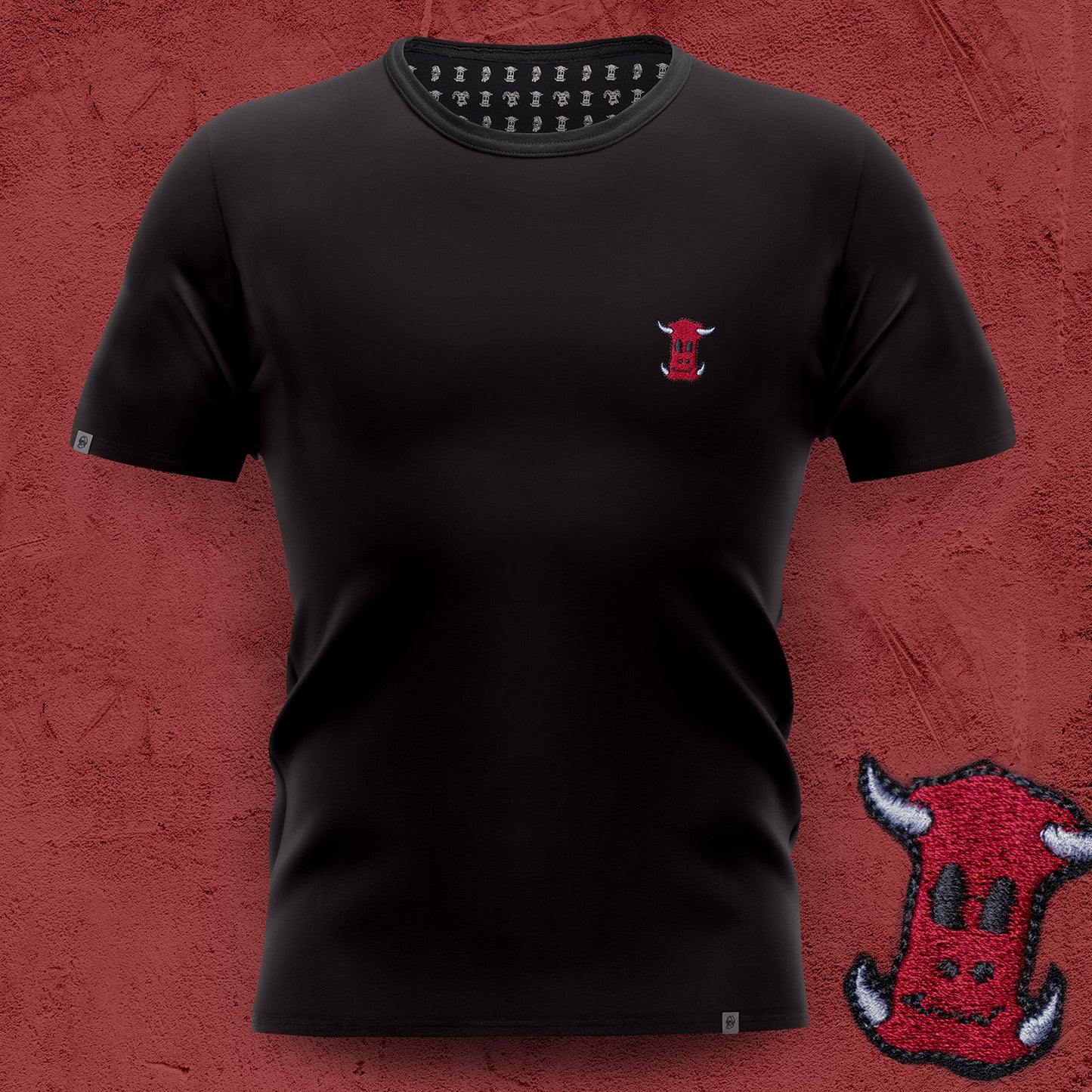 Egzorcysta - koszulka czarna haft Domino