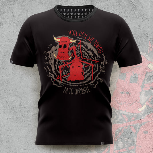 Egzorcysta - koszulka czarna Domino - może uczę się powoli, za to opornie.