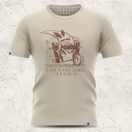 Koszulka beżowa – od zera do klasy średniej